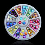 2mm/3mm/4mm/5mm AB Acrylic Diamond Nail Glitter Nail Rhinestones Crystal DIY Nail art decorations Manicure tools Accessories
