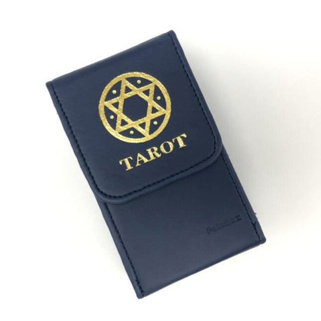 High quality tarot storage box double leather collection board game card box storage bag pentagram tablecloth FT030