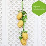 Artificial Simulation Food Vegetables Fruit PU Red Pepper Fake Lemon Vegetables For Home Restaurant Kitchen Garden Art Decor