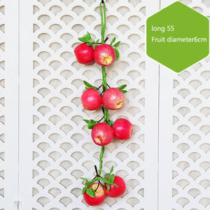 Artificial Simulation Food Vegetables Fruit PU Red Pepper Fake Lemon Vegetables For Home Restaurant Kitchen Garden Art Decor