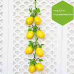 Artificial Simulation Food Vegetables Fruit PU Red Pepper Fake Lemon Vegetables For Home Restaurant Kitchen Garden Art Decor