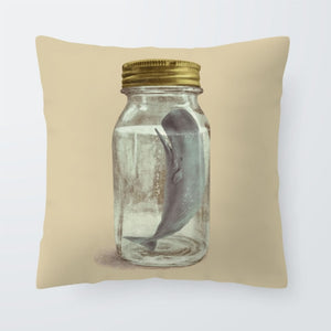 Nautical Ocean Cushion Killer Whale Creativity Pillow Case Blue Seahorse Modern Living Room For Sofa Throw Pillow 45X45Cm Velvet