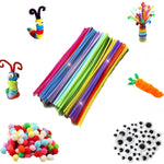 30/50/100pcs Multicolour Chenille Stems Pipe Cleaners Handmade Diy Art Crafts Material Kids Creativity Handicraft Children Toys