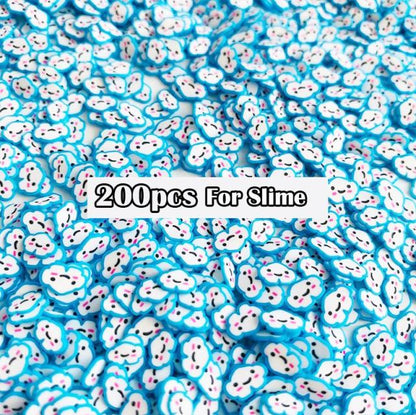 Slimes Addition Soft Fruit Fimo Slices For Slime Fluffy Lizun DIY Nail Mobile Supplies Slime Charm Accessories Kits For Children