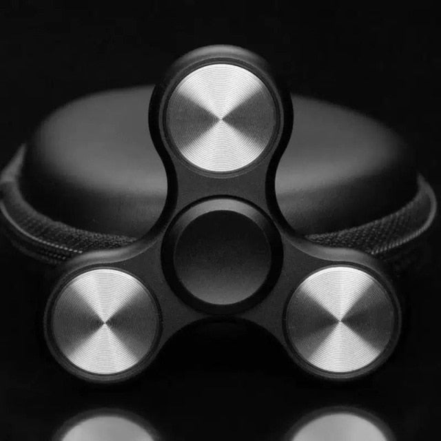 Aluminum Alloy Hand Spinner EDC Heptagonal Electroplate Hybrid Autism ADHD Kid Finger Toys Metal Bearing Relieve Stress Boy Gift
