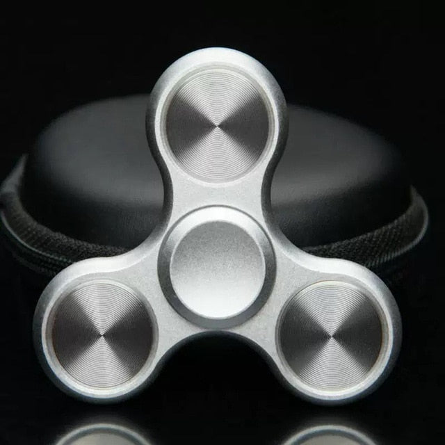 Aluminum Alloy Hand Spinner EDC Heptagonal Electroplate Hybrid Autism ADHD Kid Finger Toys Metal Bearing Relieve Stress Boy Gift