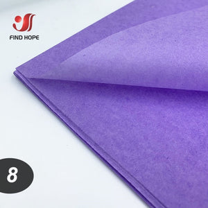 10Sheets/bag ACID FREE TISSUE PAPER Flower Gift Packaging Home Decor Festive & Party Wedding DIY Gift Supplies 50cmX75cm