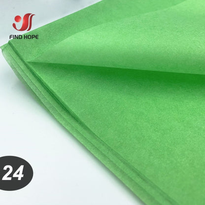 10Sheets/bag ACID FREE TISSUE PAPER Flower Gift Packaging Home Decor Festive & Party Wedding DIY Gift Supplies 50cmX75cm