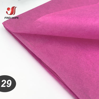 10Sheets/bag ACID FREE TISSUE PAPER Flower Gift Packaging Home Decor Festive & Party Wedding DIY Gift Supplies 50cmX75cm