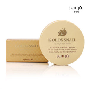 PETITFEE Gold Snail Eye Patch 60pcs  Sleep Mask Remover Wrinkle Anti Age Bag Eye Treatment Dark Circles Best Korea Cosmetics