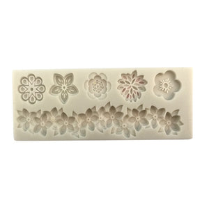 Flowers A Variety of Fondant Silicone Mold DIY Cake Circumference Mold Soft Candy Mold
