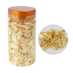 1 bottle Decorative Gold Leaf Flakes 3g Gold Silver Confetti DIY Nail Art Painting Material Decorating Foil Paper Party Supplies