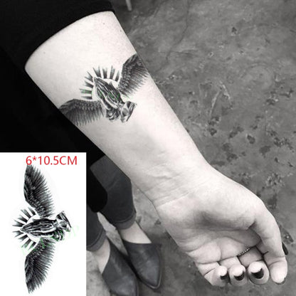 Waterproof Temporary Tattoo sticker on ear finger music note bird stars line streak henna tatto flash tatoo fake for women 24