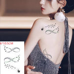 Waterproof Temporary Tattoo Sticker sexy baby's breath flower tatto birds gun feather Water Transfer fake flash tattoos