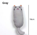 Teeth Grinding Catnip Toys Funny Interactive Plush Cat Toy Pet Kitten Chewing Vocal Toy Claws Thumb Bite Cat mint For Cats hot