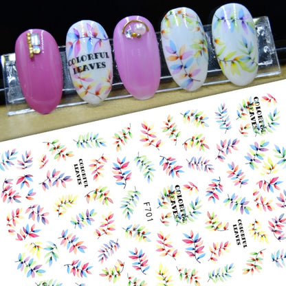 3D Nail Sticker Decals Fashion Butterfly Flowers Nail Art Decorations Stickers Sliders Manicure Accessories Nails Decoraciones