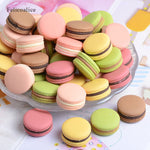6pcs 13*23mm Food Photography Decor Simulation Fake Macaron Props Food Model Dessert Table Snack Decoration Artificial Cake