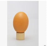 Cheap Fake Eggs Simulation Wooden Chicken Duck Geese Dummy Painted Egg for Children Educational Toys Artificial Food Easter toy
