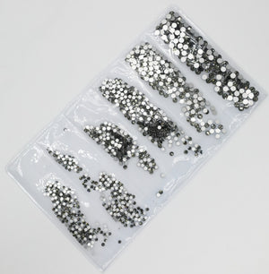 31 Colors SS3-SS10 Mix Sizes Crystal Glass Nails Art Rhinestones For 3D Nail Art Rhinestones Decoration Gems