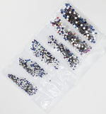 31 Colors SS3-SS10 Mix Sizes Crystal Glass Nails Art Rhinestones For 3D Nail Art Rhinestones Decoration Gems