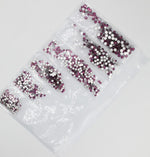 31 Colors SS3-SS10 Mix Sizes Crystal Glass Nails Art Rhinestones For 3D Nail Art Rhinestones Decoration Gems