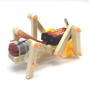 DIY Kit Science Experiment Crawling Robot Spider Electronic Kids Educational set STEM physics Toys for Children Boy 8 years