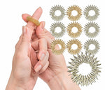10pcs/lot Spiky Sensory Finger Rings Antistress Toy  Fidget Ring For Kids Adult School Classroom Office Autism Quiet Fidgit Toy