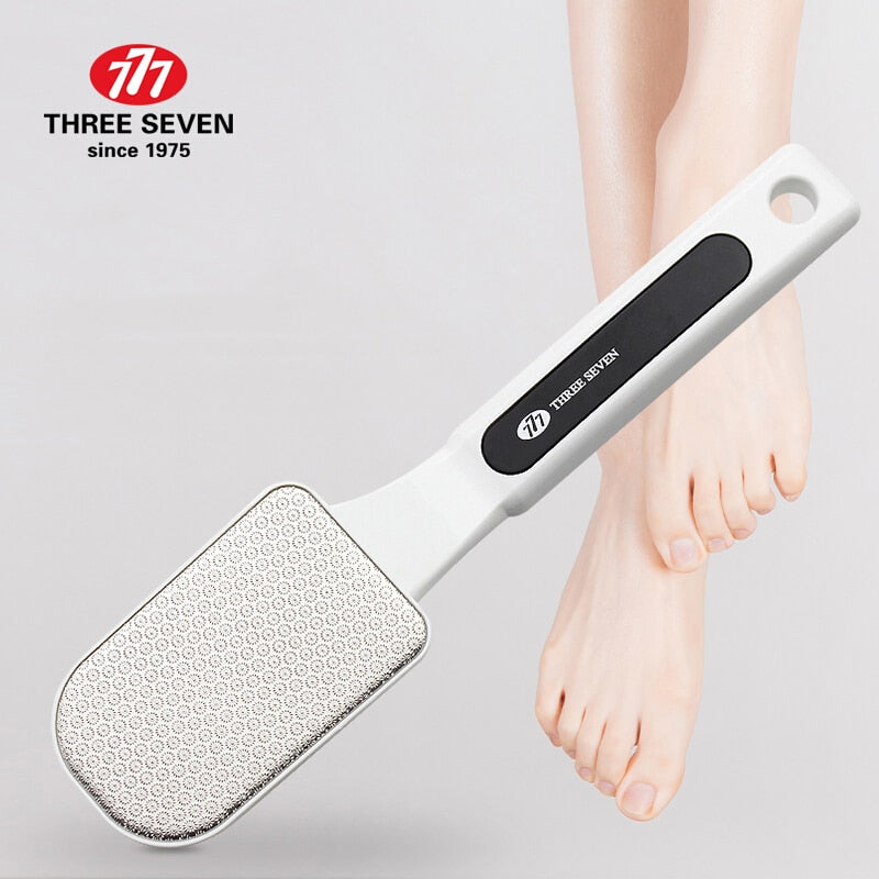 THREE SEVEN/777 Pedicure Care Tools Foot Files Callus Dead Skin Remover Professional Stainless Steel Rasps