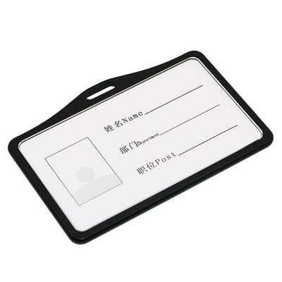 1PC Metal Business Card Holder Bus Card Case Id Holder Ski Pass ID Card Office School Supplies