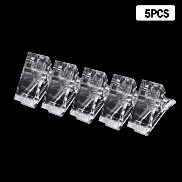 Professional Nail Clip Acrylic Extension Tips For Nails Fake Nail Clip Quick Building Mold UV Gel Nail Supplies For Manicure Set