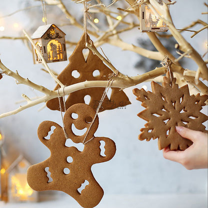 3D Christmas Cookie Cutter Tools Stainless Steel Gingerbread Enamel Snowflake Heart Biscuit Mold Kitchen Cake Decorating Tool