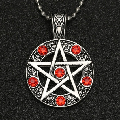 Supernatural Necklace Pentagram Pentacle Five Pointed Star Wicca Pagan Dean Winchester Pendant Vintage Amulet Jewelry Wholesale