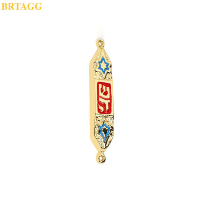 BRTAGG Mezuzah Case, 9cm Height, Star Of David Jewish Judaism Israel Gifts