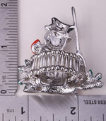 Snowman stretch ring holiday christmas Xmas gifts for women girls cute fashion jewelry W/ crystal wholesale dropshipping