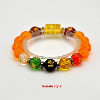 Fengshui Citrine Five directions The God of wealth Bracelet Wealth & Good Luck bead Gemstone Bracelet Good Quality Home Decor