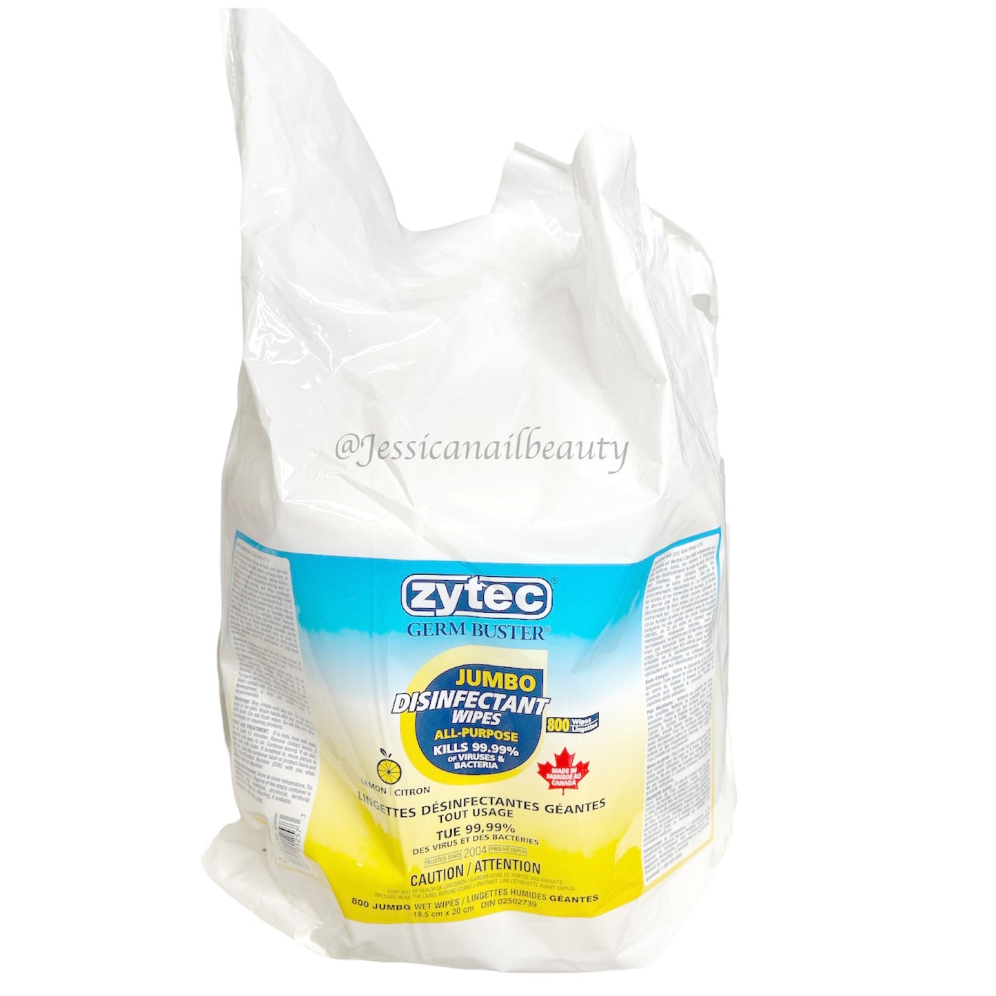 Jumbo Non-woven Dry Disinfectant Wipes Refill Rolls (800 wipes)